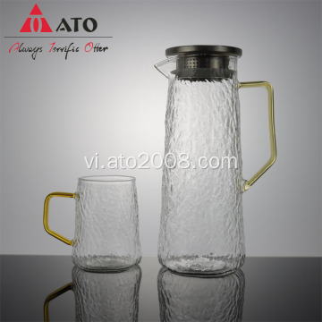 Bình đựng nước thủy tinh Borosilicate mới với không gỉ